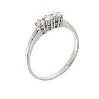 Anello Gazzola Gioielli Donna Trilogy in Oro bianco 0.27 Ct DORTRY027-V-GVS - DORTRY027-V-GVS